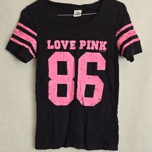 Victoria's Secret PINK Black Tee